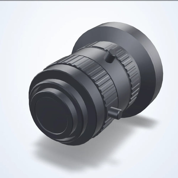 5 mm 鏡頭, 1/2", C-mount, 可見光