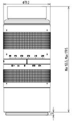 LS-LF5545M-M72 dimensions (mm)