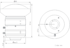 LS-FFL-1401 dimensions (mm)