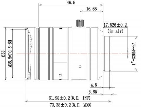 LS-FFL-1393 dimensions (mm)
