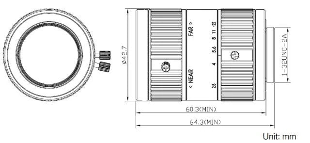 LS-FFL-1392 dimensions (mm)