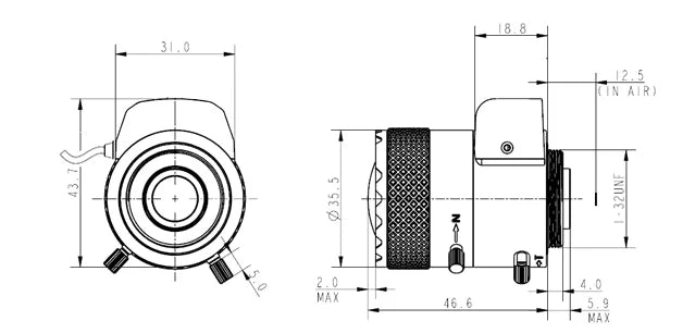 LS-SVD2908IR-M dimensions (mm)