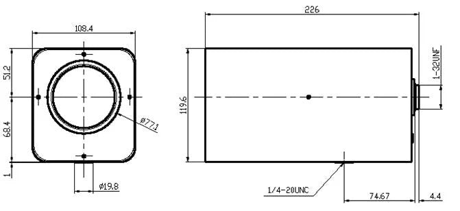 LS-CTV-0078 dimensions (mm)