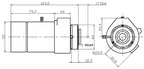 LS-CTV-0132 dimensions (mm)