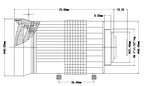 LS-CTV-0142 dimensions (mm)
