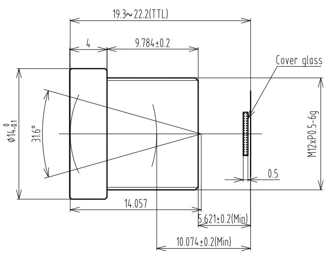 LS-SND1628-5M dimensions (mm)