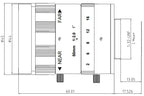 LS-FFL-0631 dimensions (mm)