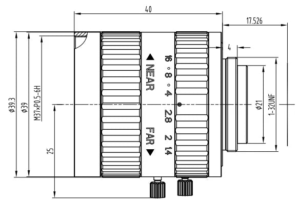 LS-SMV0814-5MC dimensions (mm)