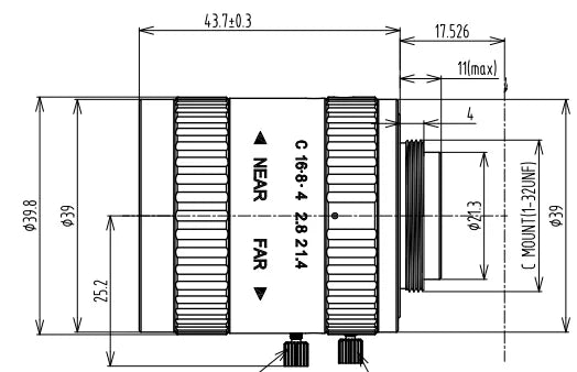 LS-SMV3514-5MC dimensions (mm)