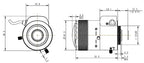 LS-SVD2712-3M dimensions (mm)