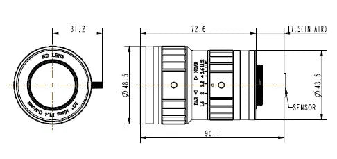 LS-FFL-0661 dimensions (mm)