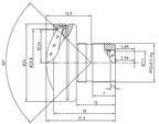 LS-SND3518IR-3ML dimensions (mm)