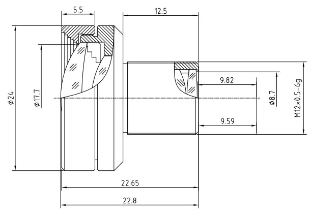 LS-MBL-0136 dimensions (mm)