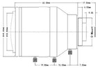 LS-S12VM2812IR-3MS dimensions (mm)