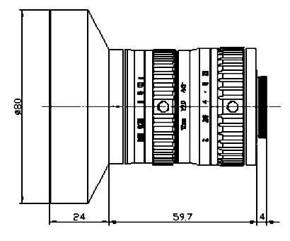 LS-FFL-0703 dimensions (mm)