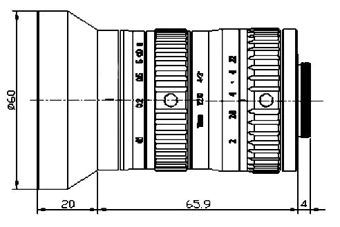 LS-FFL-0705 dimensions (mm)