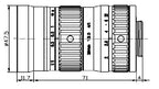 LS-FFL-0707 dimensions (mm)