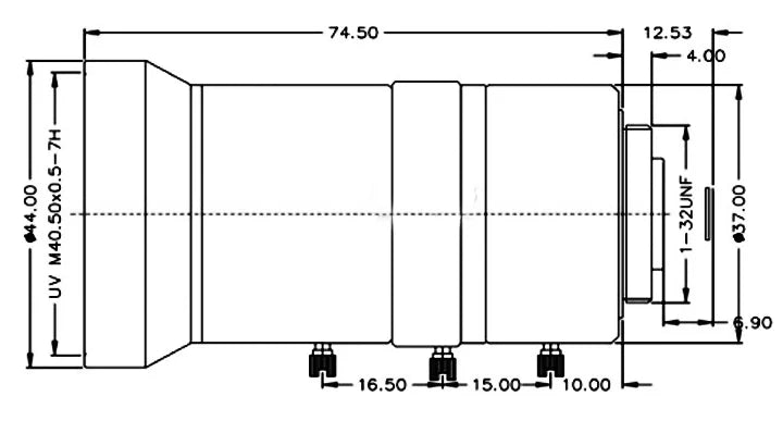 LS-SVM0550IR-3MS dimensions (mm)