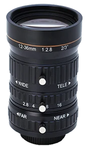 12-36 mm, 2/3", 8 MP, C-mount machine vision zoom lens