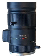 11-50 mm, 1/1.7", 8 MP, CS-mount Varifocal CCTV Lens (LS-SVD1150IR-8M)