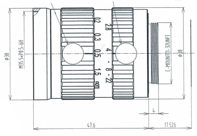 LS-FFL-0710 dimensions (mm)