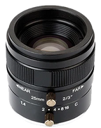 25 mm, 2/3", 5 MP, C-mount Machine Vision Lens (LS-SMV2514-5M)