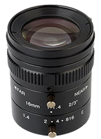 16 mm, 2/3", 5 MP, C-mount Machine Vision Lens (LS-SMV1614-5M)