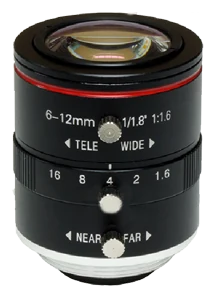 6-12 mm, 1/1.8", 3 MP, C-mount Machine Vision Zoom Lens (LS-SVMV0612-3M)