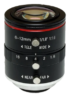 6-12 mm, 1/1.8", 3 MP, C-mount Machine Vision Zoom Lens (LS-SVMV0612-3M)