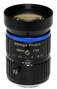 100 mm, 1", 8 MP, C-mount machine vision lens