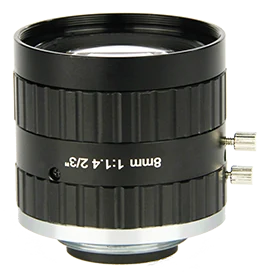 8 mm, 2/3", 5 MP, C-mount machine vision lens