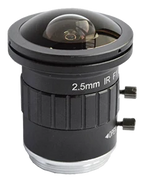 2.5 mm, 2/3", 8 MP, CS-mount Fisheye Lens (LS-CTV-0037)