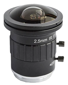 2.5 mm, 2/3", 8 MP, CS-mount Fisheye Lens (LS-CTV-0037)
