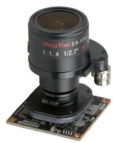 2.8-12 mm, 1/2.7", 3 MP M12 Board Lens (LS-SBV2812ICRM-3M)