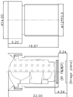 LS-SND3928-5M dimensions (mm)
