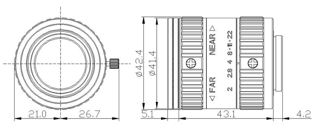 LS-FFL-0632 dimensions (mm)