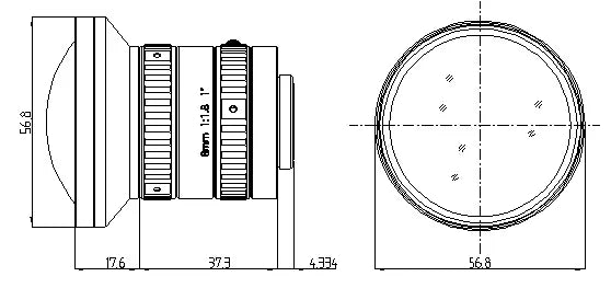 LS-FFL-1152 dimensions (mm)