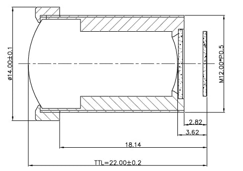 LS-SND1329-14M dimensions (mm)