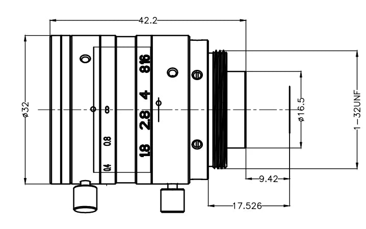 LS-FFL-0669 dimensions (mm)