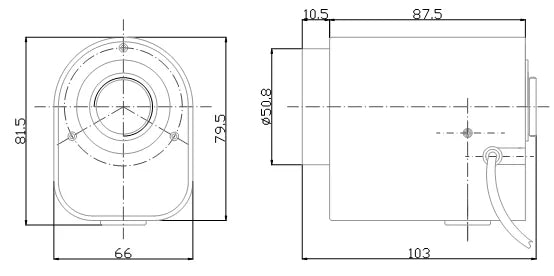 LS-CTV-0068 dimensions (mm)