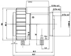 LS-SVD2812IR-4M dimensions (mm)