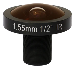 1.55 mm, 1/2", 8 MP, M12-mount Fisheye Lens (LS-CTV-0046)