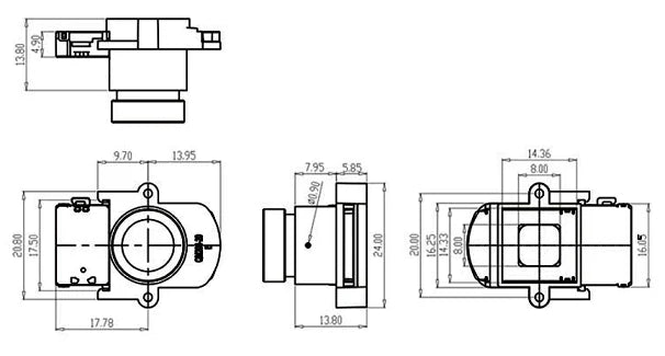 LS-IRCUTREMOVABLEICR dimensions (mm)