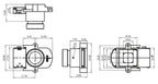 LS-IRCUTREMOVABLEICR dimensions (mm)