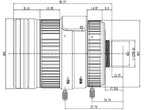 LS-CTV-0087 dimensions (mm)