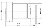 LS-S18BF0416IR-4M dimensions (mm)