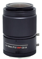 3.6-18 mm, 1/1.7", 8 MP, CS-mount Varifocal CCTV Lens (LS-SVD3618IR-8M)