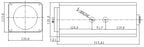 LS-SMZ15500IR-2M dimensions (mm)
