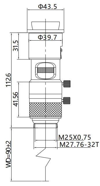 LS-TCL-0856 dimensions (mm)