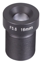 16 mm, 1/1.7", 12 MP, M12-mount Low-Distortion M12 Lens (LS-MBL-0145)